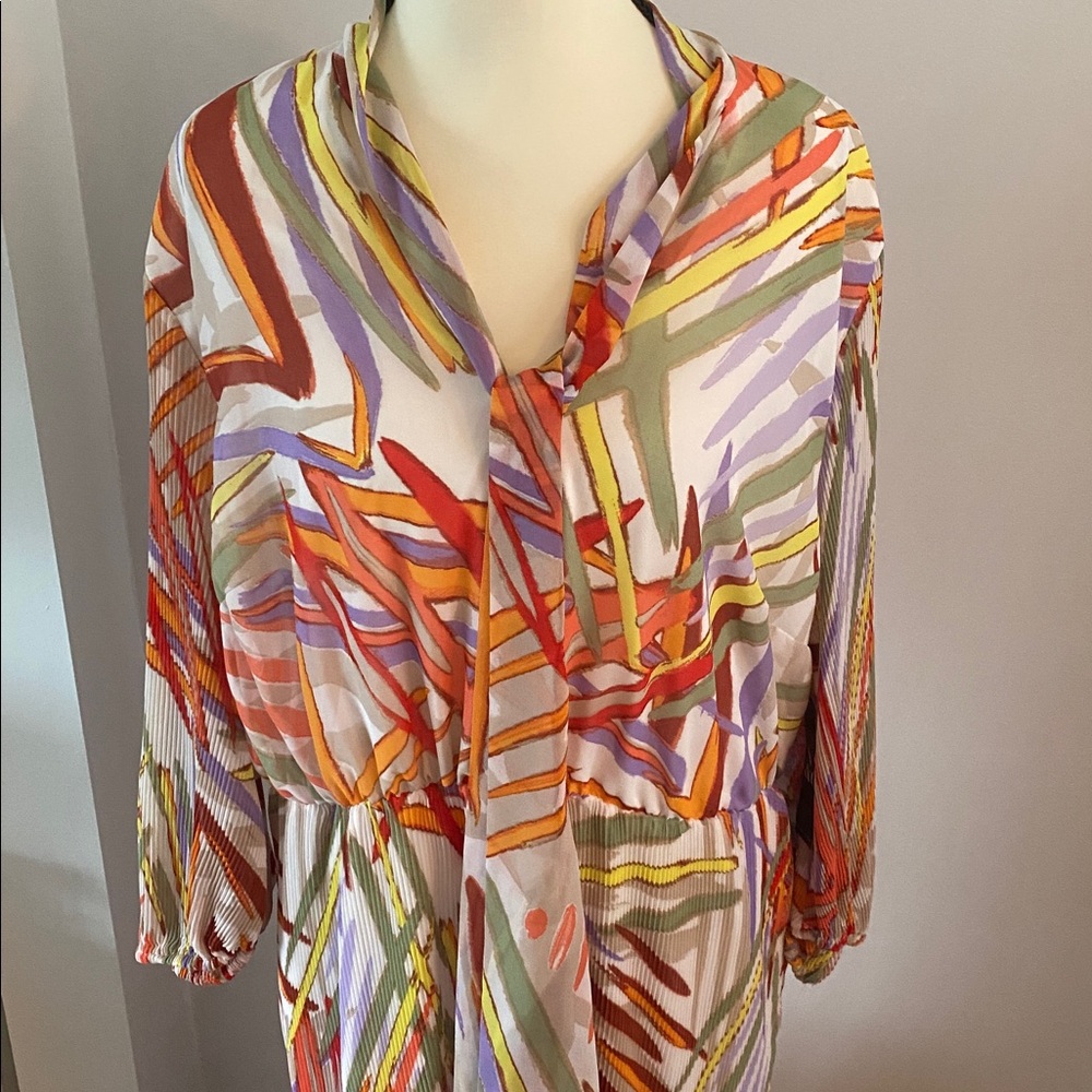 New York & Co. XL. NWT colorful dress - Picture 2 of 11